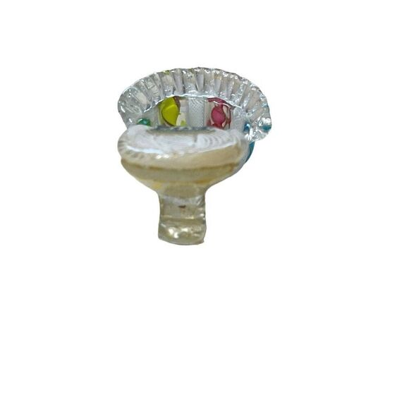 Golden Crown E & R Italy Venetian Glass Shoe Colorful Table Home Decor 1.5" - Picture 9 of 11